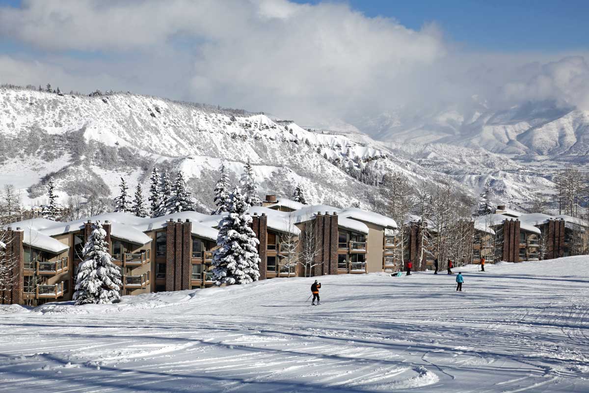 Top of the Village *** in Snowmass Colorado USA Ski Wild West